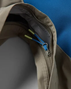 Jackets|Outdoor Active|Passenger Downpour Recycled Waterproof Jacket - Tidal Blue/Arctic/Dusty Olive TidalBlue/Arctic/DustyOlive