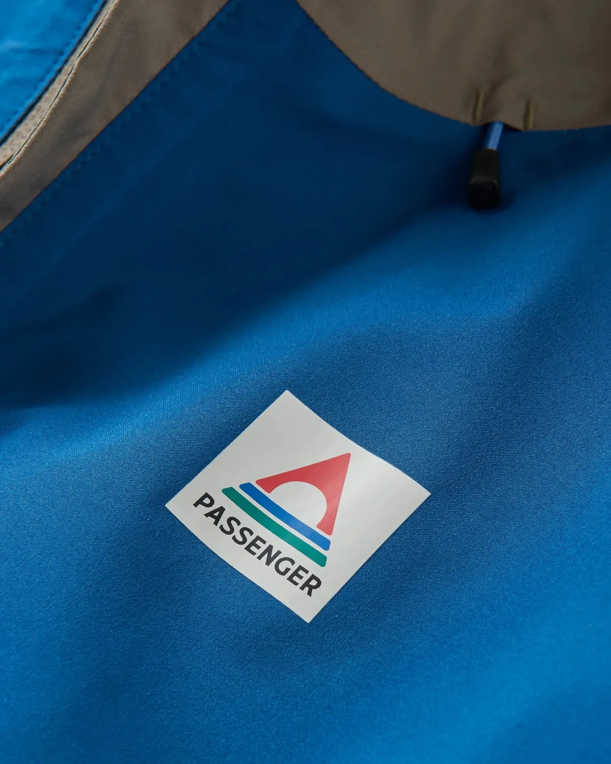 Jackets|Outdoor Active|Passenger Downpour Recycled Waterproof Jacket - Tidal Blue/Arctic/Dusty Olive TidalBlue/Arctic/DustyOlive