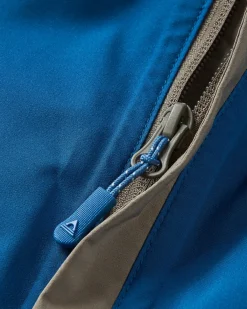 Jackets|Outdoor Active|Passenger Downpour Recycled Waterproof Jacket - Tidal Blue/Arctic/Dusty Olive TidalBlue/Arctic/DustyOlive