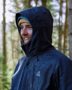 Jackets|Outdoor Active|Passenger Downpour Recycled Waterproof Jacket - Rich Navy RichNavy