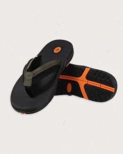 Footwear|Flip Flops & Sandals|Passenger Downriver Flip Flop - Khaki Green KhakiGreen