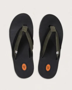 Footwear|Flip Flops & Sandals|Passenger Downriver Flip Flop - Khaki Green KhakiGreen