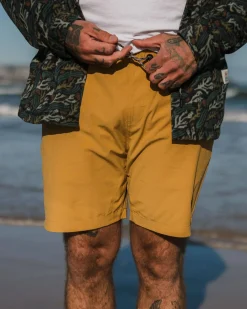 Shorts|Shorts|Passenger Drifter All Purpose Short - Mustard Gold MustardGold
