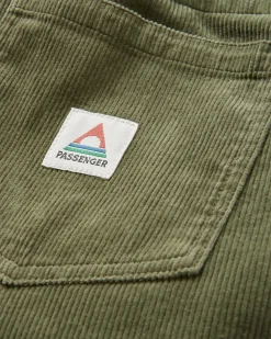 Shorts|Shorts|Passenger Drifter Cord Shorts - Dusty Olive DustyOlive