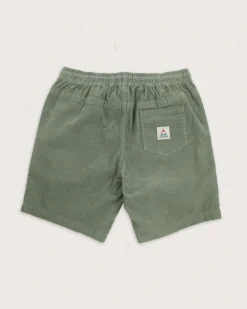 Shorts|Shorts|Passenger Drifter Cord Shorts - Pistachio