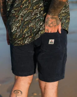 Shorts|Shorts|Passenger Drifter Cord Shorts - Rich Navy RichNavy
