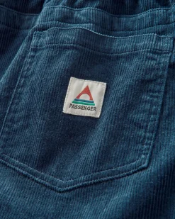 Shorts|Shorts|Passenger Drifter Cord Shorts - Rich Navy RichNavy