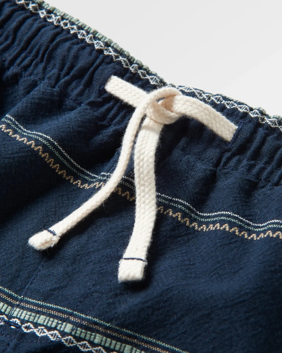 Shorts|Shorts|Passenger Drifter Organic Cotton Jacquard Shorts - Deep Navy Jacquard Stripe DeepNavyJacquardStripe