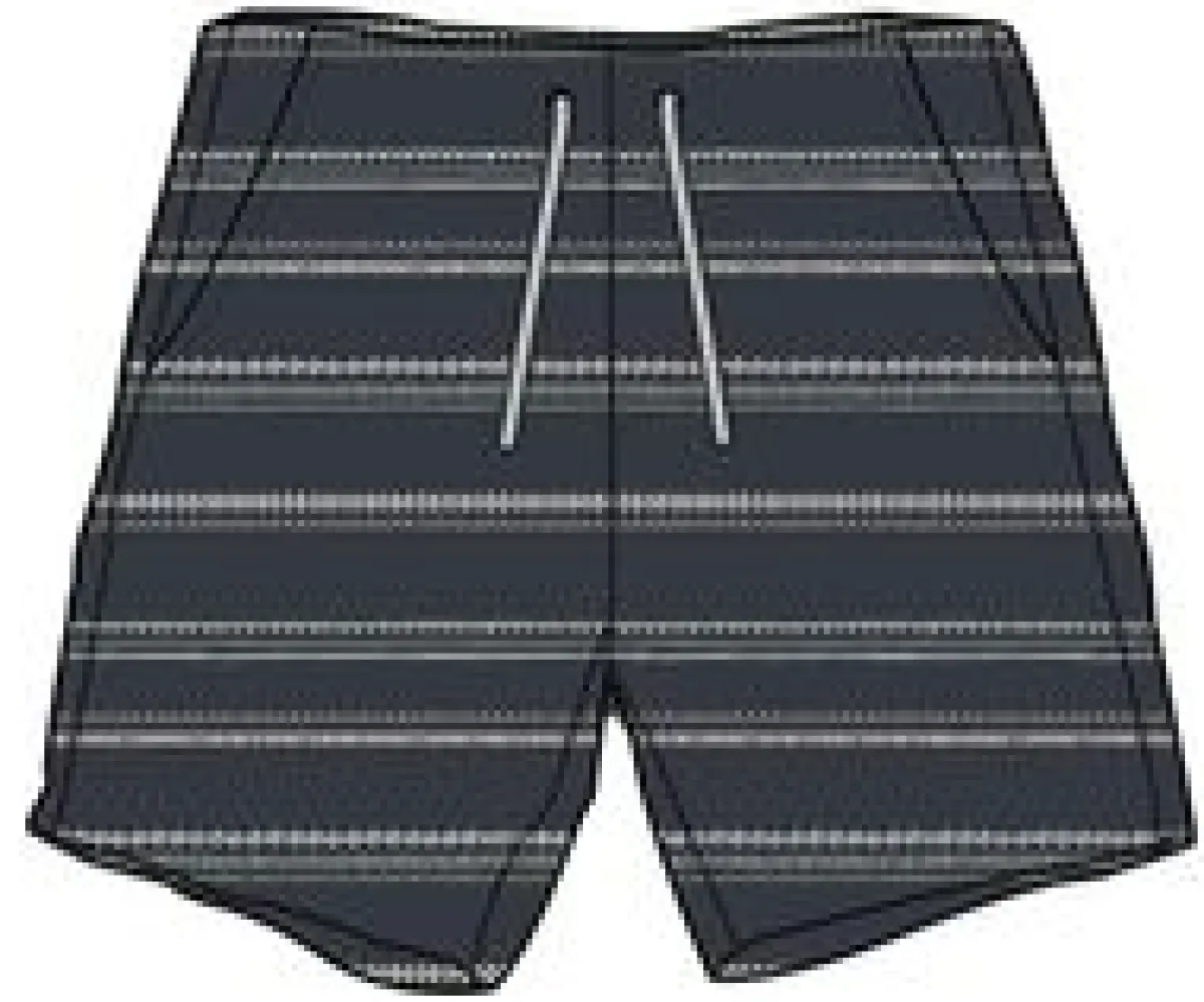 Shorts|Shorts|Passenger Drifter Organic Cotton Jacquard Shorts - Deep Navy Jacquard Stripe DeepNavyJacquardStripe