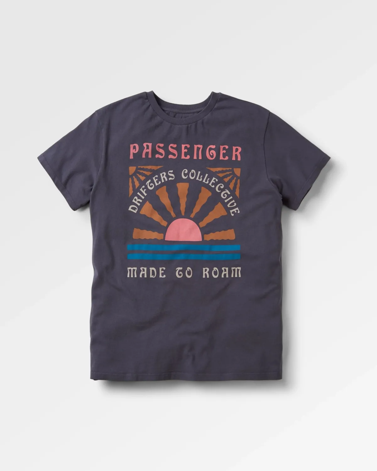 T-Shirts & Tank Tops|Passenger Drifters Oversized Recycled Cotton T-Shirt - Charcoal