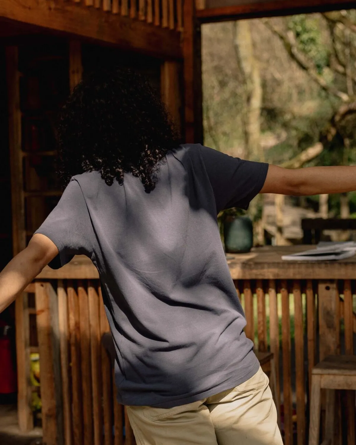 T-Shirts & Tank Tops|Passenger Drifters Oversized Recycled Cotton T-Shirt - Charcoal