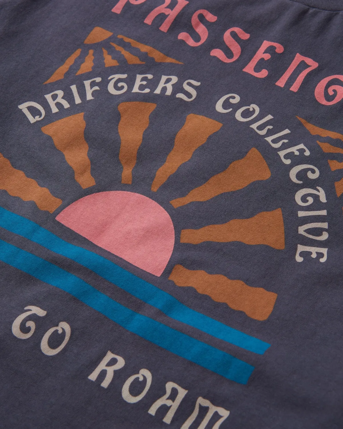 T-Shirts & Tank Tops|Passenger Drifters Oversized Recycled Cotton T-Shirt - Charcoal