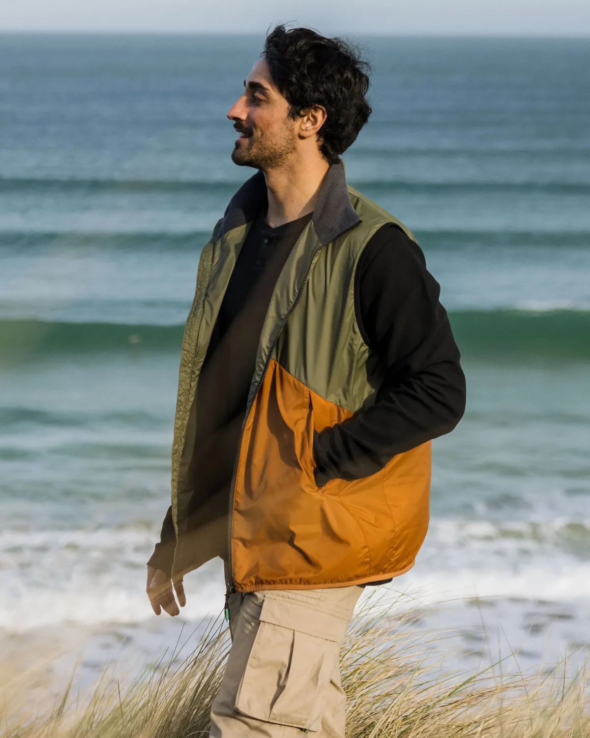 Jackets|Insulated|Passenger Dusk Recycled Insulated Vest - Dusty Olive DustyOlive