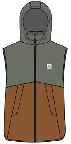 Jackets|Insulated|Passenger Dusk Recycled Insulated Vest - Dusty Olive DustyOlive