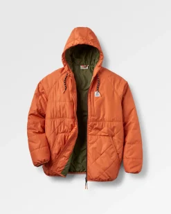 Jackets|Insulated|Passenger Dylan Recycled Insulated Full Zip Jacket - Burnt Orange BurntOrange
