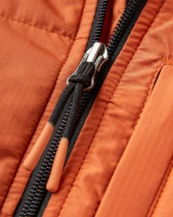 Jackets|Insulated|Passenger Dylan Recycled Insulated Full Zip Jacket - Burnt Orange BurntOrange