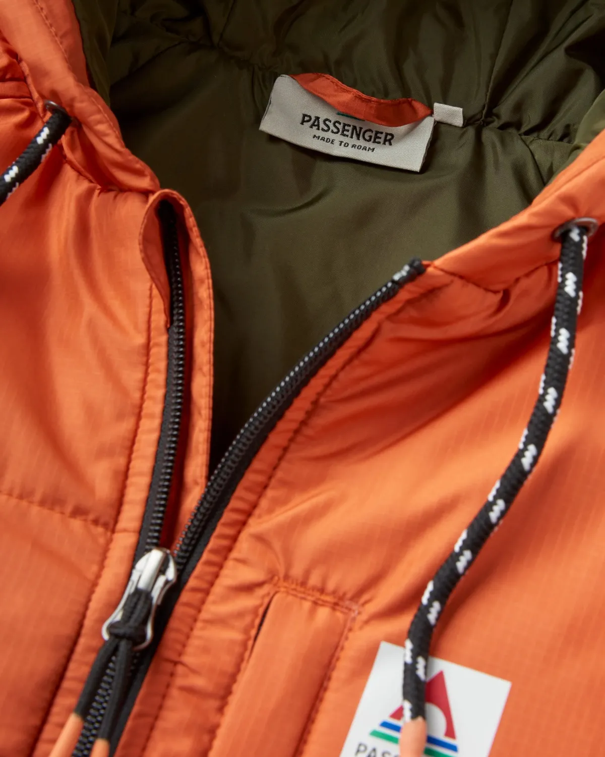 Jackets|Insulated|Passenger Dylan Recycled Insulated Full Zip Jacket - Burnt Orange BurntOrange