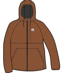 Jackets|Insulated|Passenger Dylan Recycled Insulated Full Zip Jacket - Burnt Orange BurntOrange