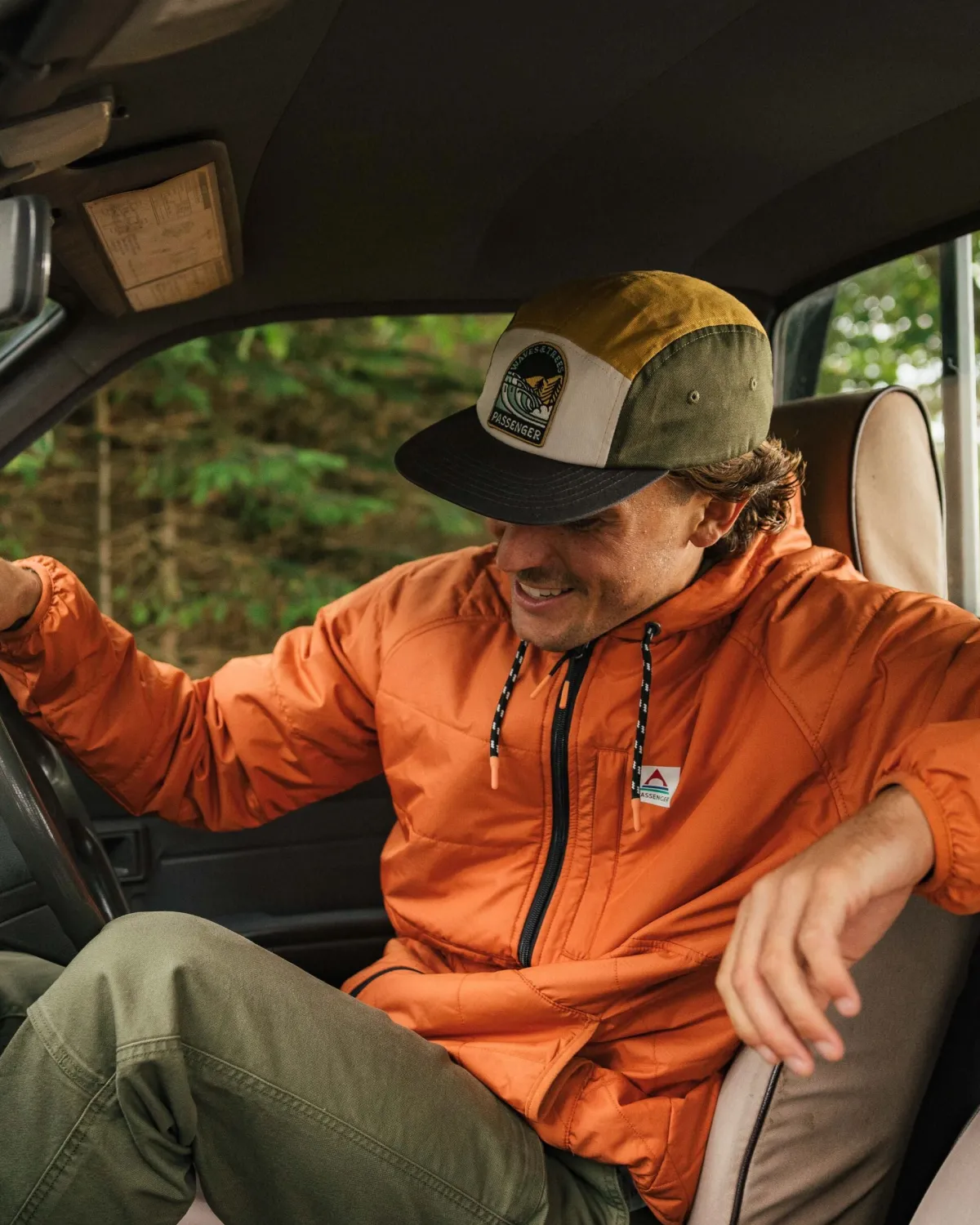 Jackets|Insulated|Passenger Dylan Recycled Insulated Full Zip Jacket - Burnt Orange BurntOrange