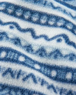 Fleece|Passenger Ebb Recycled Polar Fleece - Mountain Geo Gray Blue MountainGeoGrayBlue