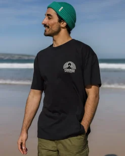 T-Shirts & Tank Tops|Passenger Elbio Recycled Relaxed Fit T-Shirt - Black