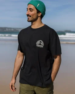 T-Shirts & Tank Tops|Passenger Elbio Recycled Relaxed Fit T-Shirt - Black