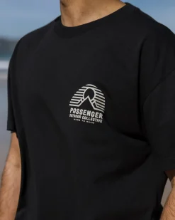 T-Shirts & Tank Tops|Passenger Elbio Recycled Relaxed Fit T-Shirt - Black