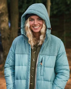 Jackets|Parkas & Coats|Passenger Elowen Hooded Recycled Insulated Jacket - Arctic