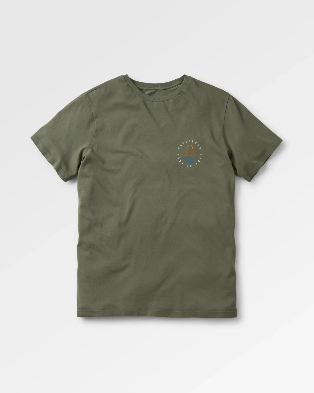 T-Shirts & Tank Tops|T-Shirts & Tank Tops|Passenger Escapism Recycled Cotton T-Shirt - Dusty Olive DustyOlive