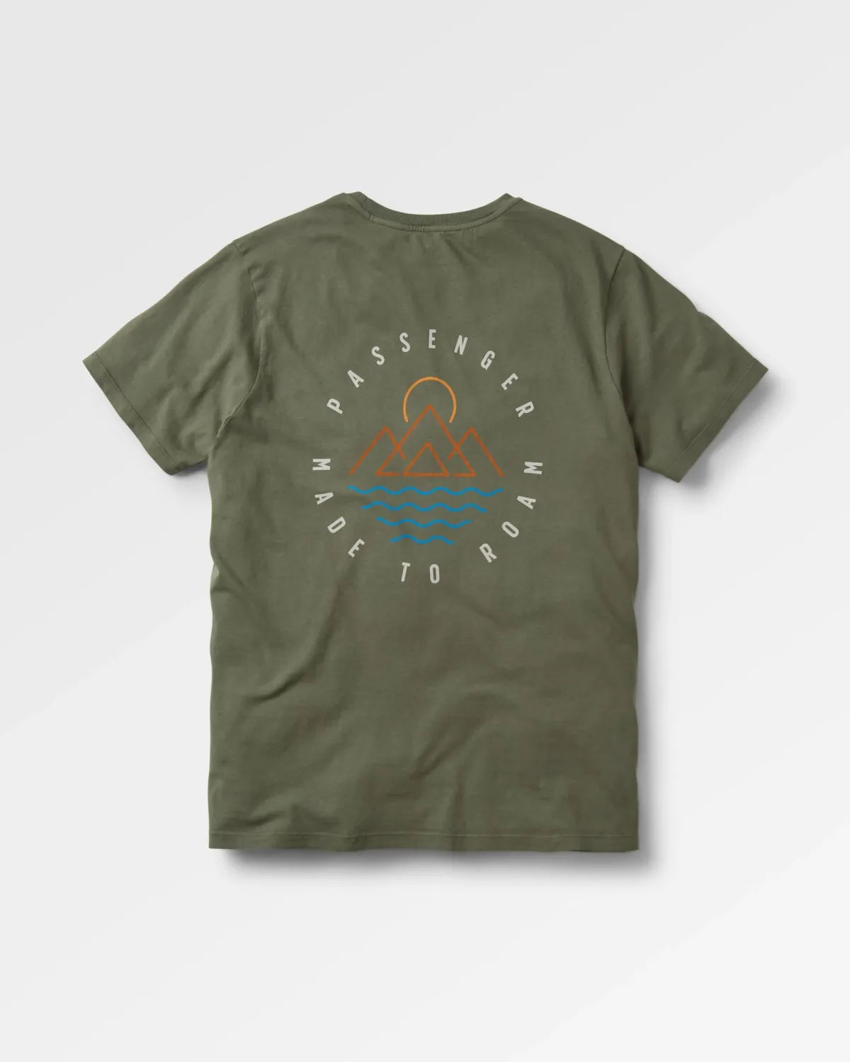 T-Shirts & Tank Tops|T-Shirts & Tank Tops|Passenger Escapism Recycled Cotton T-Shirt - Dusty Olive DustyOlive