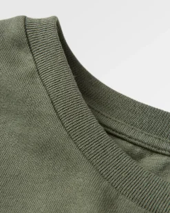 T-Shirts & Tank Tops|T-Shirts & Tank Tops|Passenger Escapism Recycled Cotton T-Shirt - Dusty Olive DustyOlive