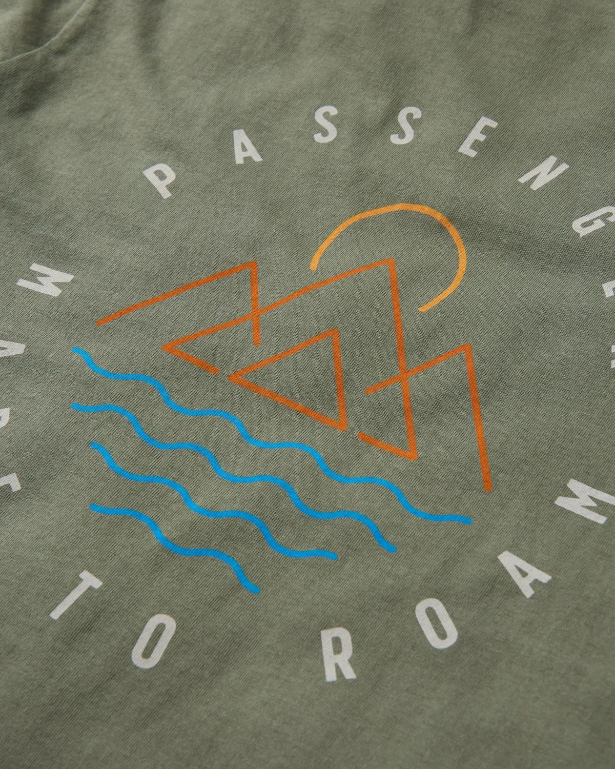 T-Shirts & Tank Tops|T-Shirts & Tank Tops|Passenger Escapism Recycled Cotton T-Shirt - Dusty Olive DustyOlive