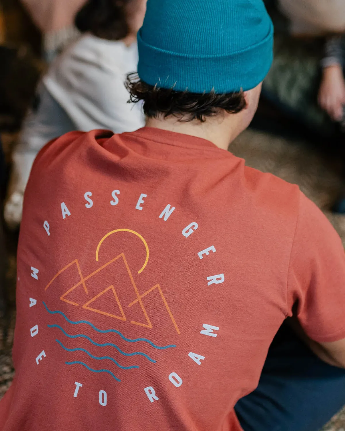 T-Shirts & Tank Tops|T-Shirts & Tank Tops|Passenger Escapism Recycled Cotton T-Shirt - Burnt Red BurntRed