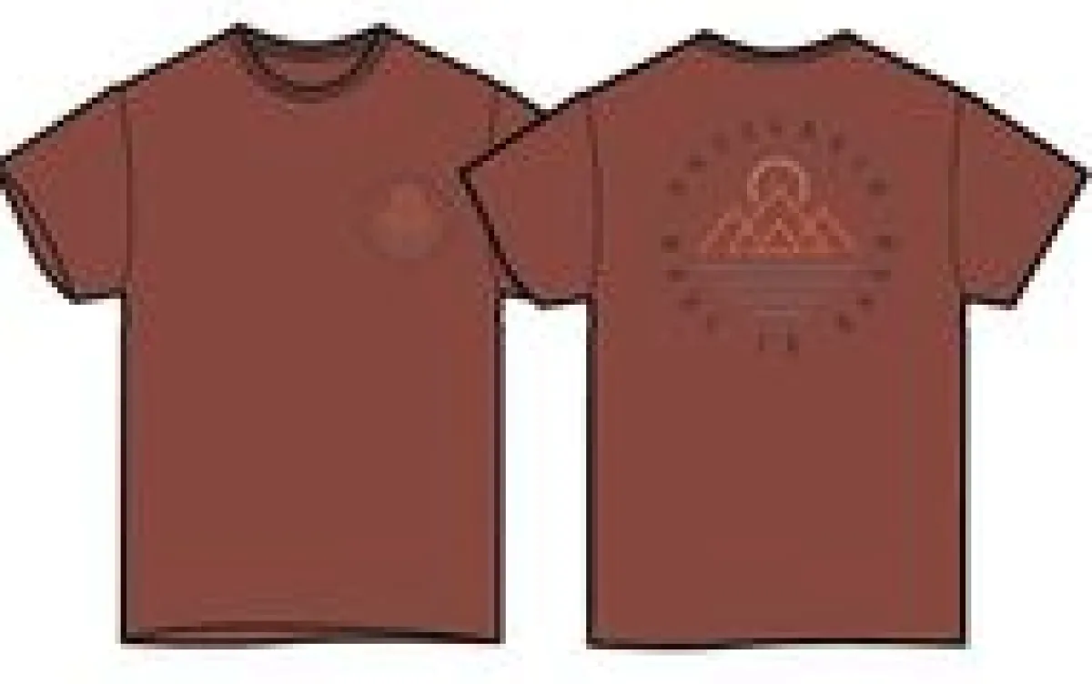 T-Shirts & Tank Tops|T-Shirts & Tank Tops|Passenger Escapism Recycled Cotton T-Shirt - Burnt Red BurntRed