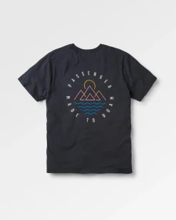 T-Shirts & Tank Tops|T-Shirts & Tank Tops|Passenger Escapism Recycled Cotton T-Shirt - Black