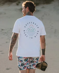 T-Shirts & Tank Tops|T-Shirts & Tank Tops|Passenger Escapism Recycled Cotton T-Shirt - White