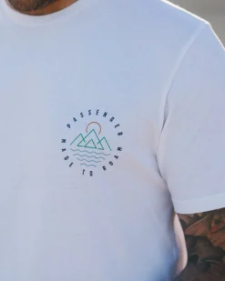 T-Shirts & Tank Tops|T-Shirts & Tank Tops|Passenger Escapism Recycled Cotton T-Shirt - White