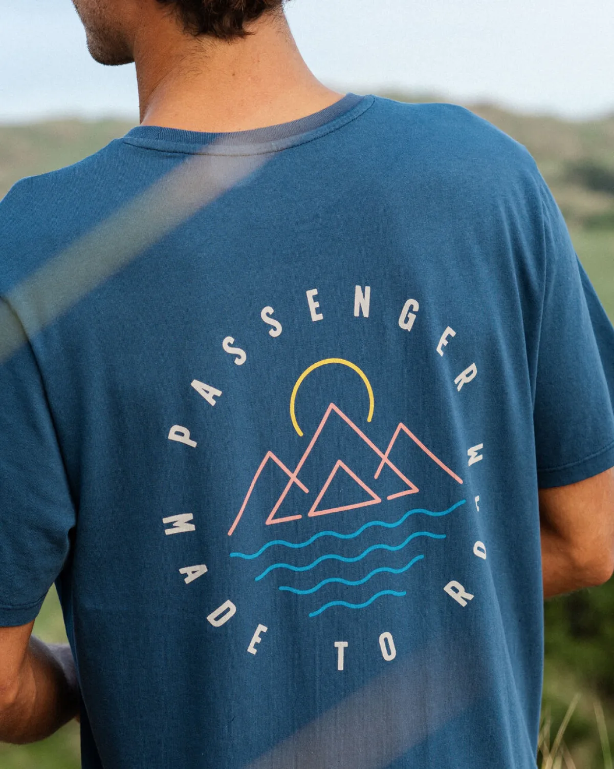 T-Shirts & Tank Tops|T-Shirts & Tank Tops|Passenger Escapism Recycled Cotton T-Shirt - Dark Denim DarkDenim