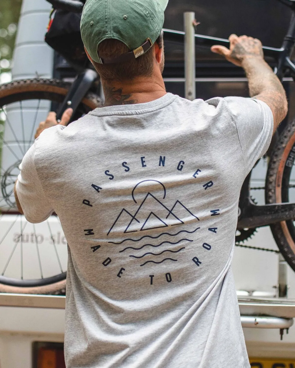 T-Shirts & Tank Tops|T-Shirts & Tank Tops|Passenger Escapism Recycled Cotton T-Shirt - Gray Marl GrayMarl