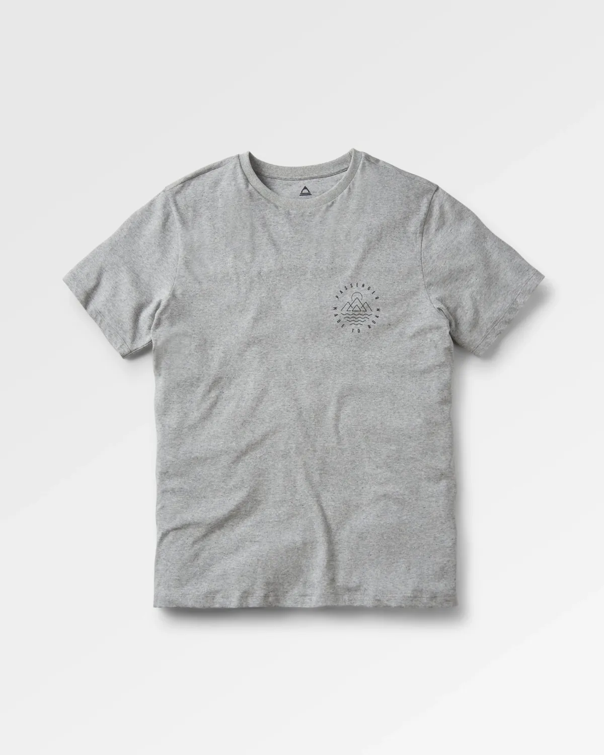 T-Shirts & Tank Tops|T-Shirts & Tank Tops|Passenger Escapism Recycled Cotton T-Shirt - Gray Marl GrayMarl
