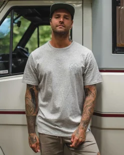 T-Shirts & Tank Tops|T-Shirts & Tank Tops|Passenger Escapism Recycled Cotton T-Shirt - Gray Marl GrayMarl