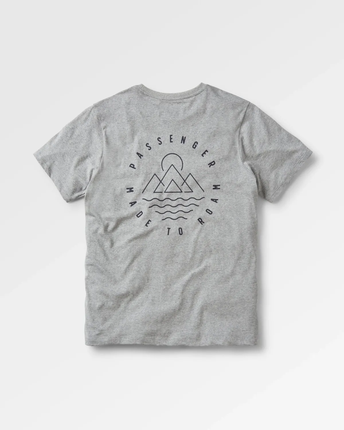 T-Shirts & Tank Tops|T-Shirts & Tank Tops|Passenger Escapism Recycled Cotton T-Shirt - Gray Marl GrayMarl