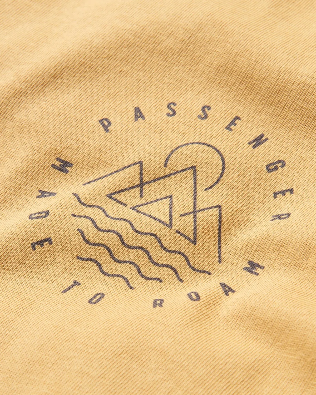 T-Shirts & Tank Tops|T-Shirts & Tank Tops|Passenger Escapism Recycled Cotton T-Shirt - Mustard Gold MustardGold