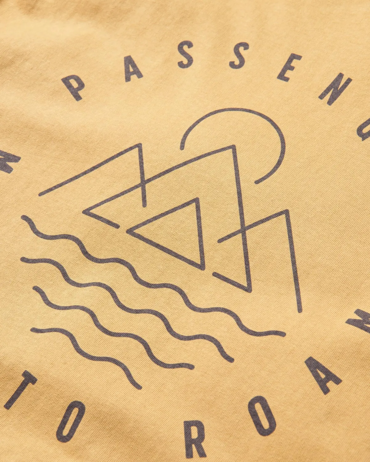 T-Shirts & Tank Tops|T-Shirts & Tank Tops|Passenger Escapism Recycled Cotton T-Shirt - Mustard Gold MustardGold