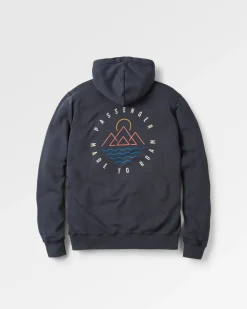 Hoodies|Hoodies & Sweatshirts|Passenger Escapism Recycled Cotton Hoodie - Black