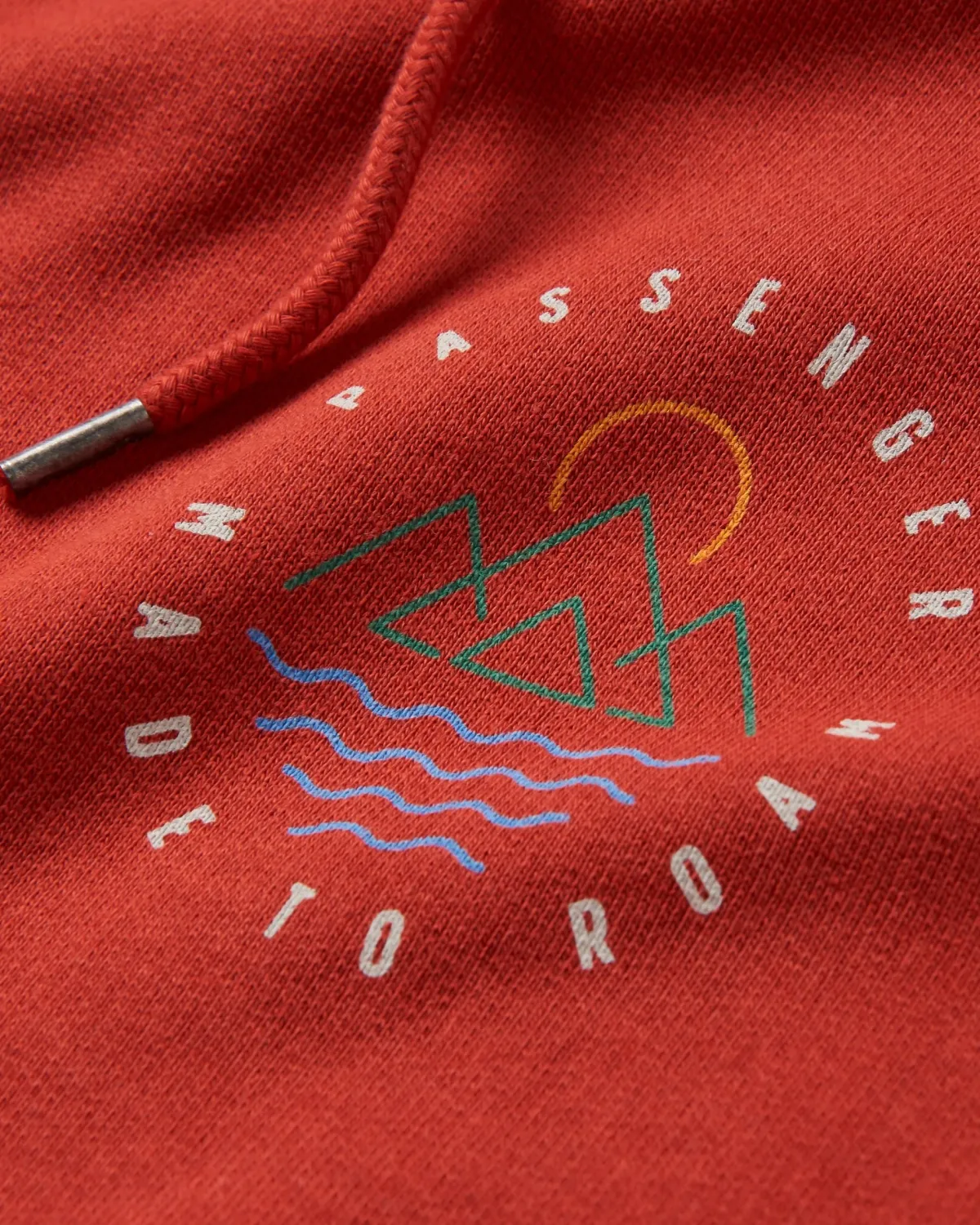 Hoodies|Hoodies & Sweatshirts|Passenger Escapism Recycled Cotton Hoodie - Red Ochre RedOchre