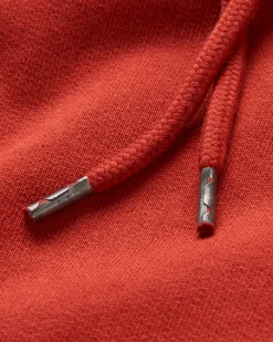 Hoodies|Hoodies & Sweatshirts|Passenger Escapism Recycled Cotton Hoodie - Red Ochre RedOchre