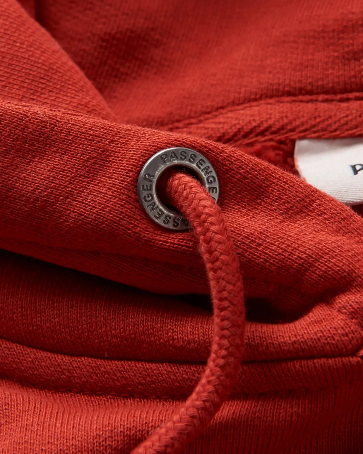 Hoodies|Hoodies & Sweatshirts|Passenger Escapism Recycled Cotton Hoodie - Red Ochre RedOchre