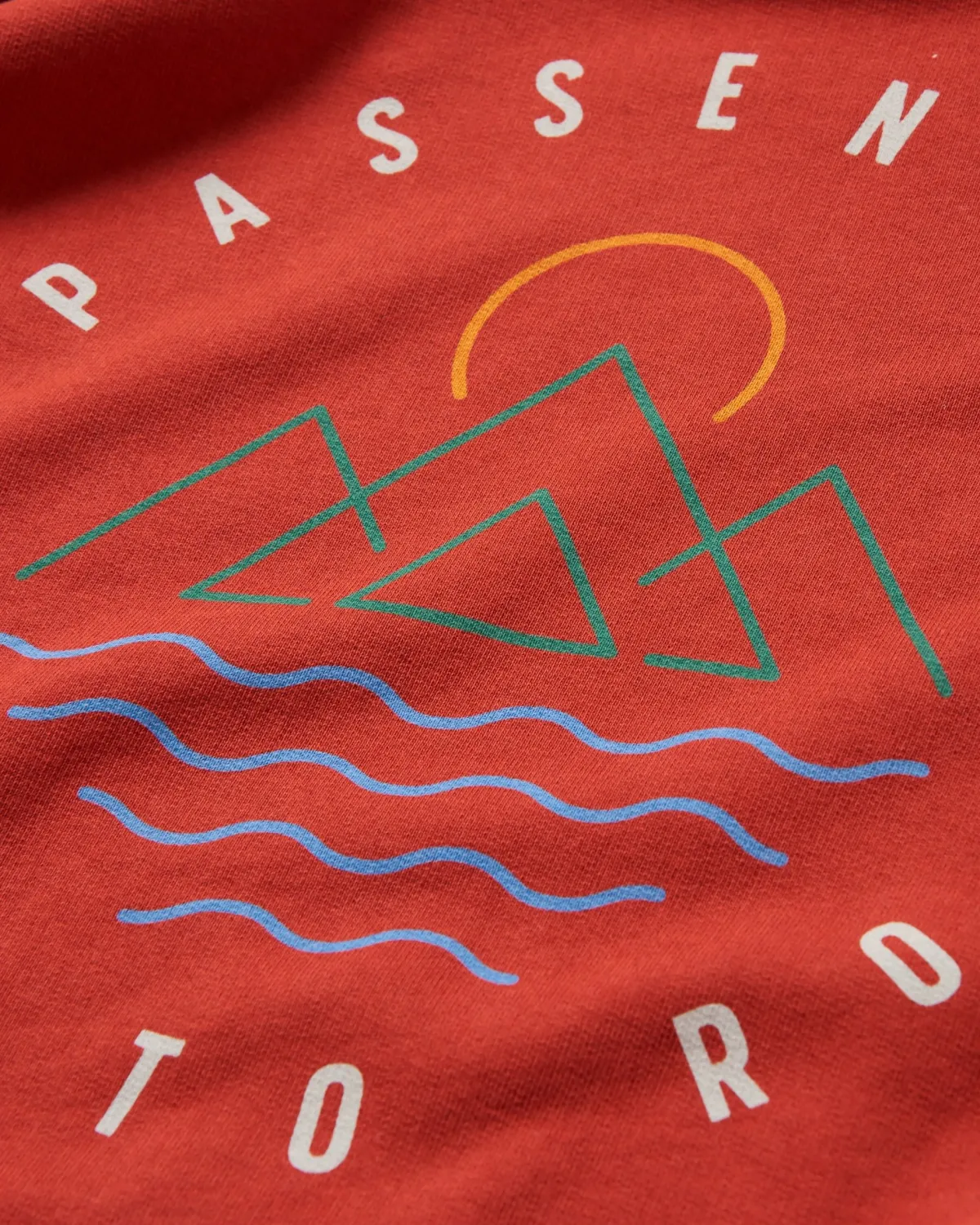 Hoodies|Hoodies & Sweatshirts|Passenger Escapism Recycled Cotton Hoodie - Red Ochre RedOchre