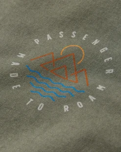 T-Shirts & Tank Tops|Passenger Escapism Recycled Long Sleeve T-Shirt - Dusty Olive DustyOlive